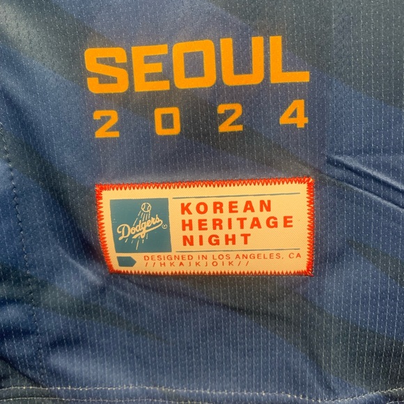 **SOLD**LA DODGERS X KOREAN HERITAGE JERSEY NIGHT 2024 - Picture 4 of 8